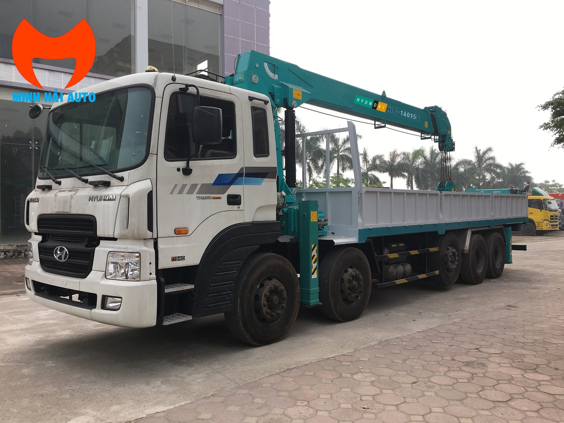 Hyundai HD360 5 chân gắn cẩu tự hành 14 tấn Hyundai Everdigm- 2