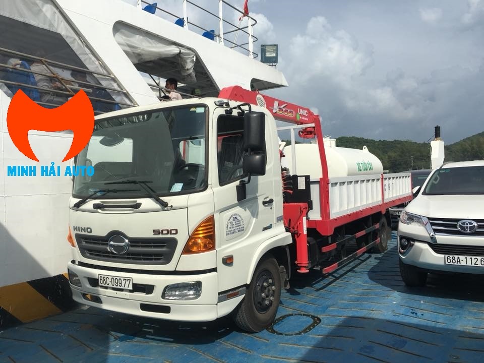 Bán xe cẩu tự hành Unic 344 gắn Hino FC