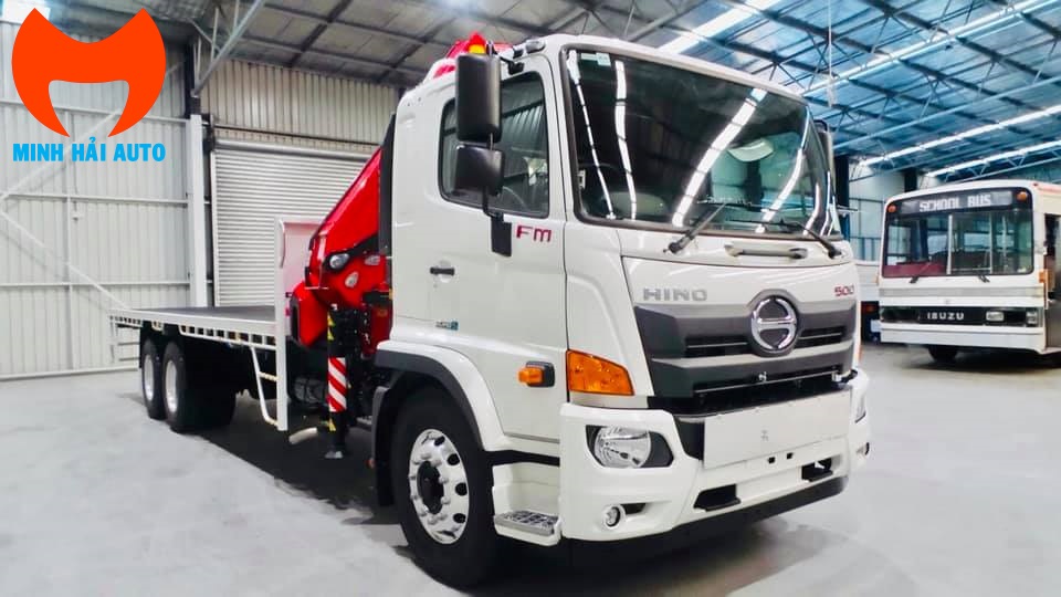 Hino FM gắn cẩu Palfinger PK 32080C