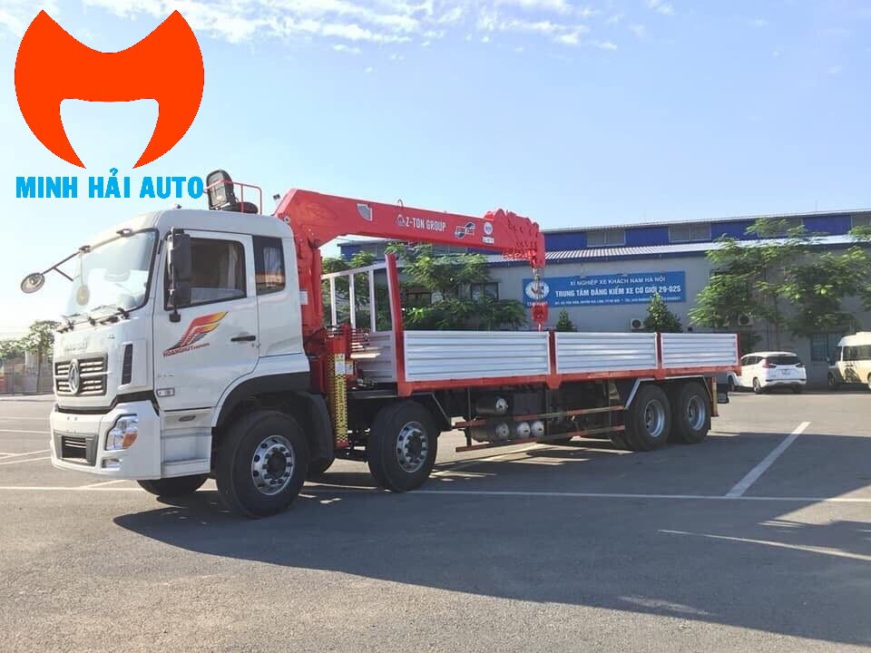 Bán xe cẩu tự hành 7 tấn Atom 736L Dongfeng 4 chân