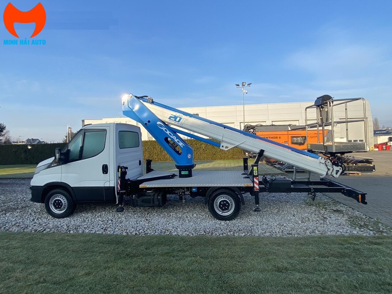 Xe nâng người 20m Socage 20T ô tô- 3