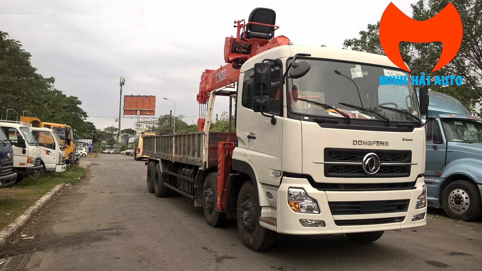 Bán xe cẩu tự hành 10 tấn Kanglim Dongfeng