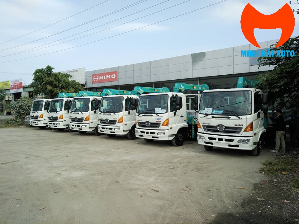 Xe Hino FC gắn cẩu 3 tấn Hyundai Everdigm- 5