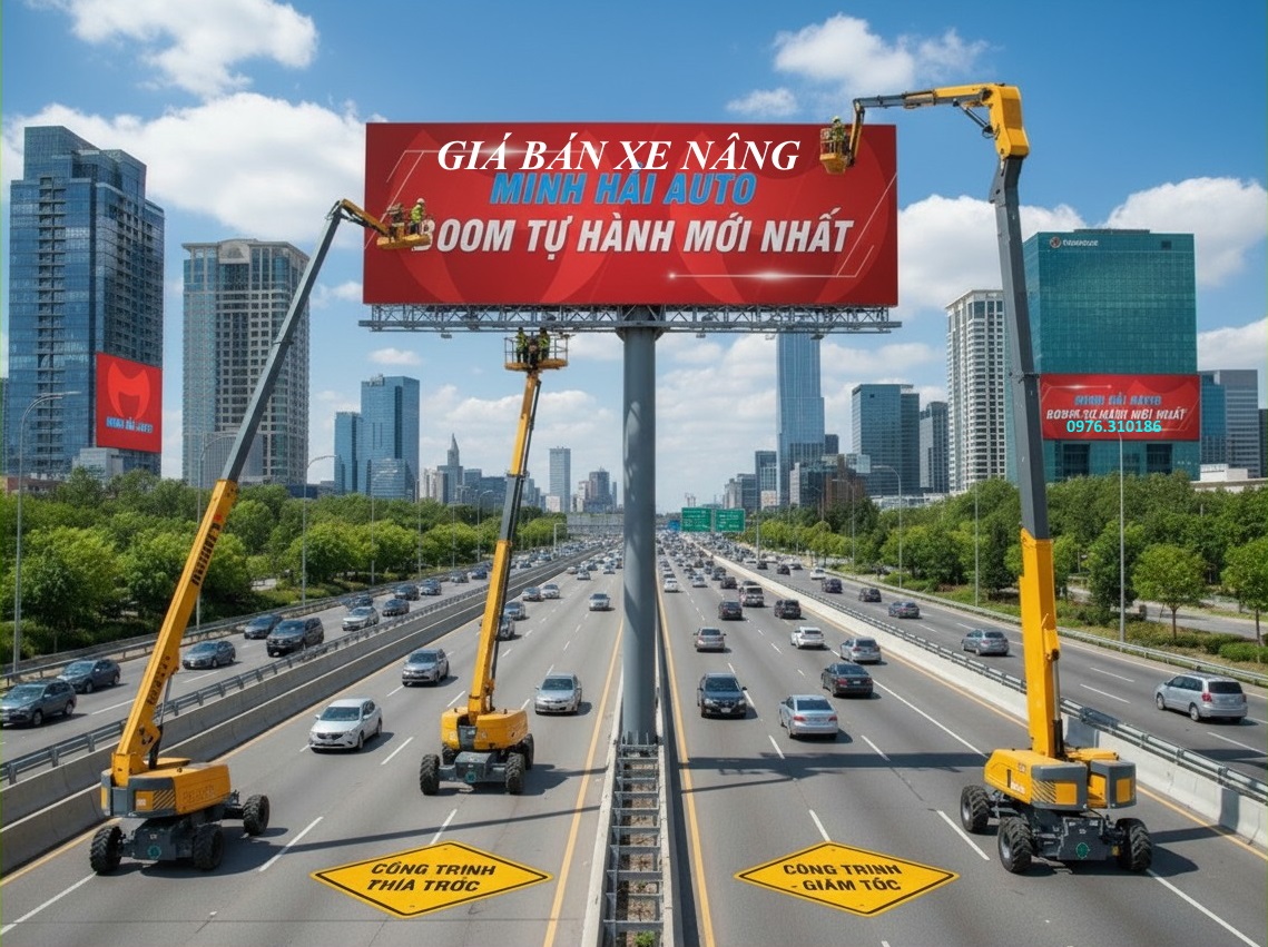 GIÁ BÁN XE NÂNG BOOM TỰ HÀNH MỚI NHẤT 12-100M-1