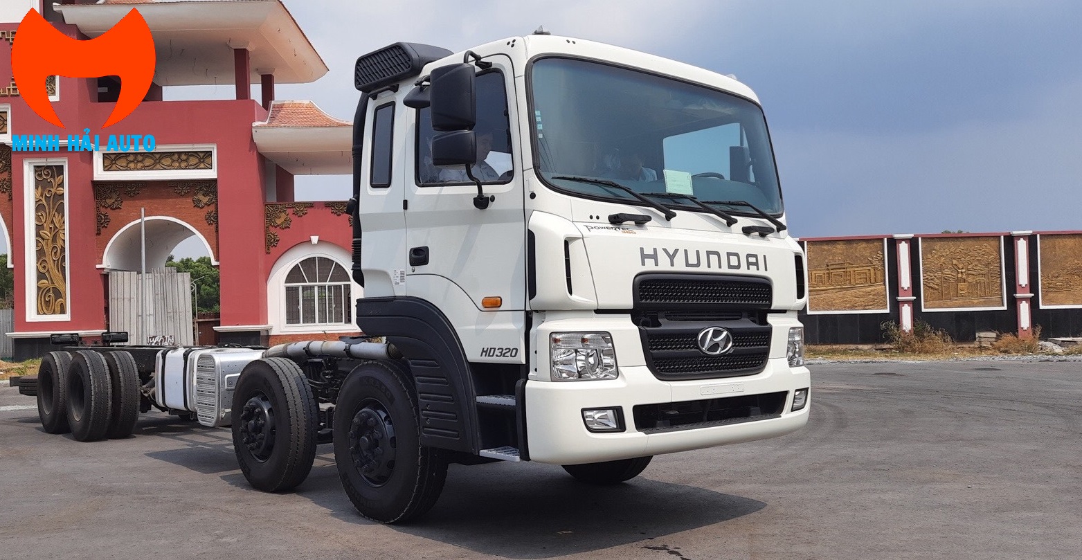 Hyundai 4 chân HD320 chassis
