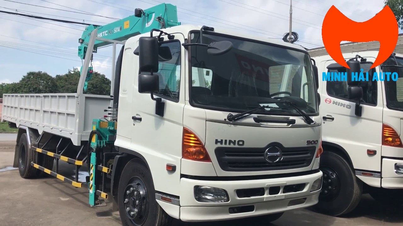 Xe tải gắn cẩu 5 tấn HKTC- Hino FG