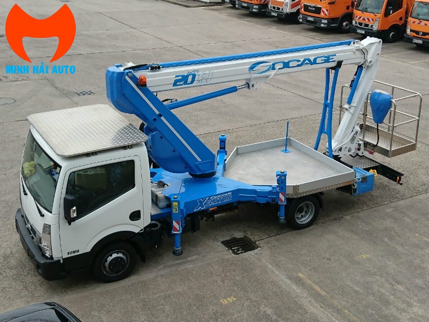 Xe nâng người 20m Socage 20TJ cần ống lồng jib phụ- 05