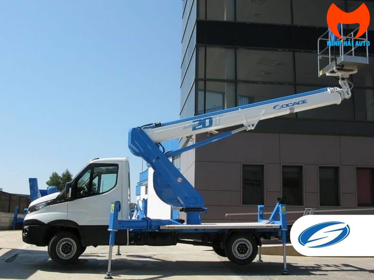 Xe nâng người 20m Socage 20T ô tô- 1