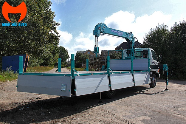 Xe tải Hyundai 78 lắp cẩu Hyundai 3 tấn 4 đốt- 5