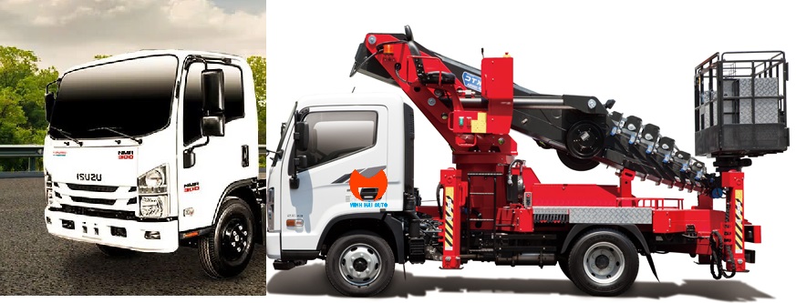 Xe nâng người 26m Hyundai Isuzu