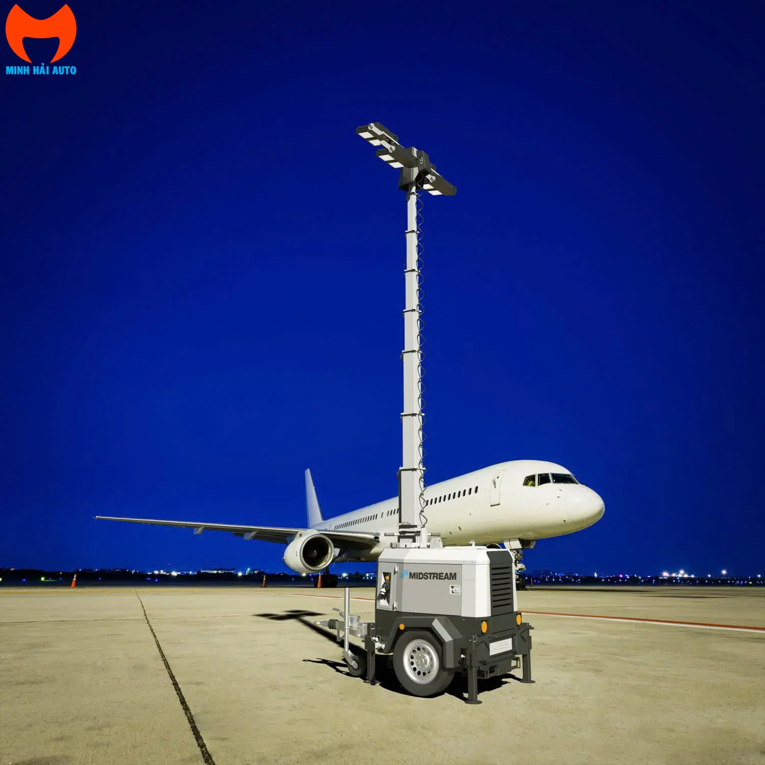 Tháp đèn di động chiếu sáng sân bay Midstream- 1