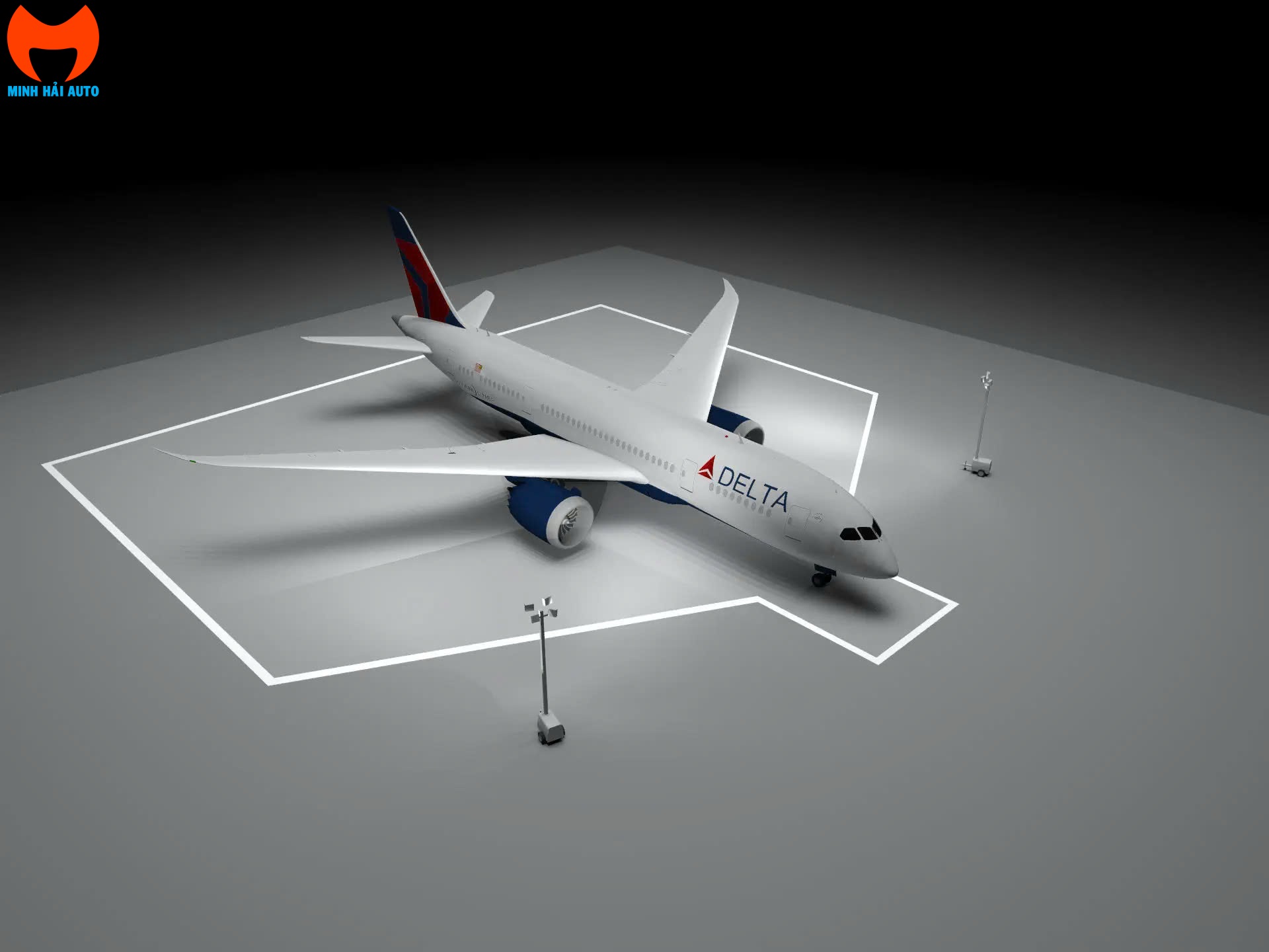 Tháp đèn di động chiếu sáng sân bay Midstream- 2