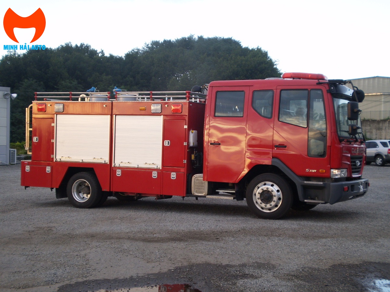 Xe cứu hỏa chữa cháy Daewoo khối nhập khẩu Hàn Quốc