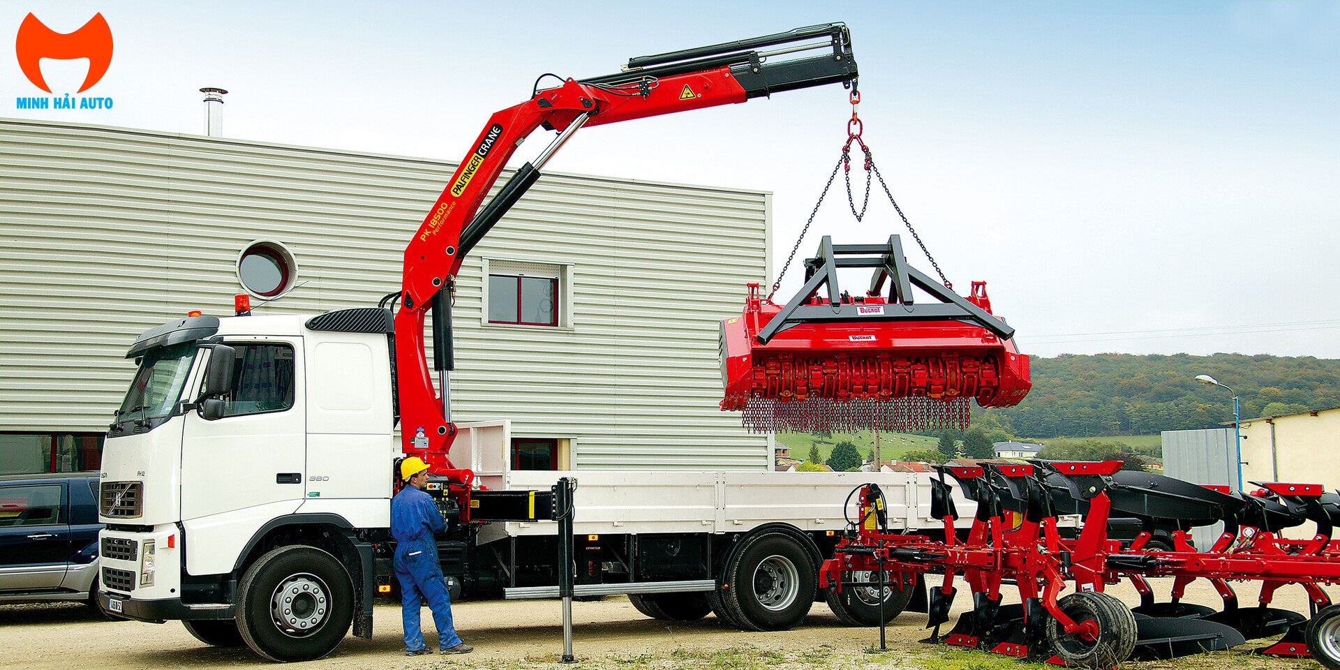 Cẩu gấp 8 tấn Palfinger PK 18500- 1