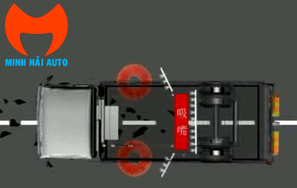 Hệ thống quét rửa đường của xe