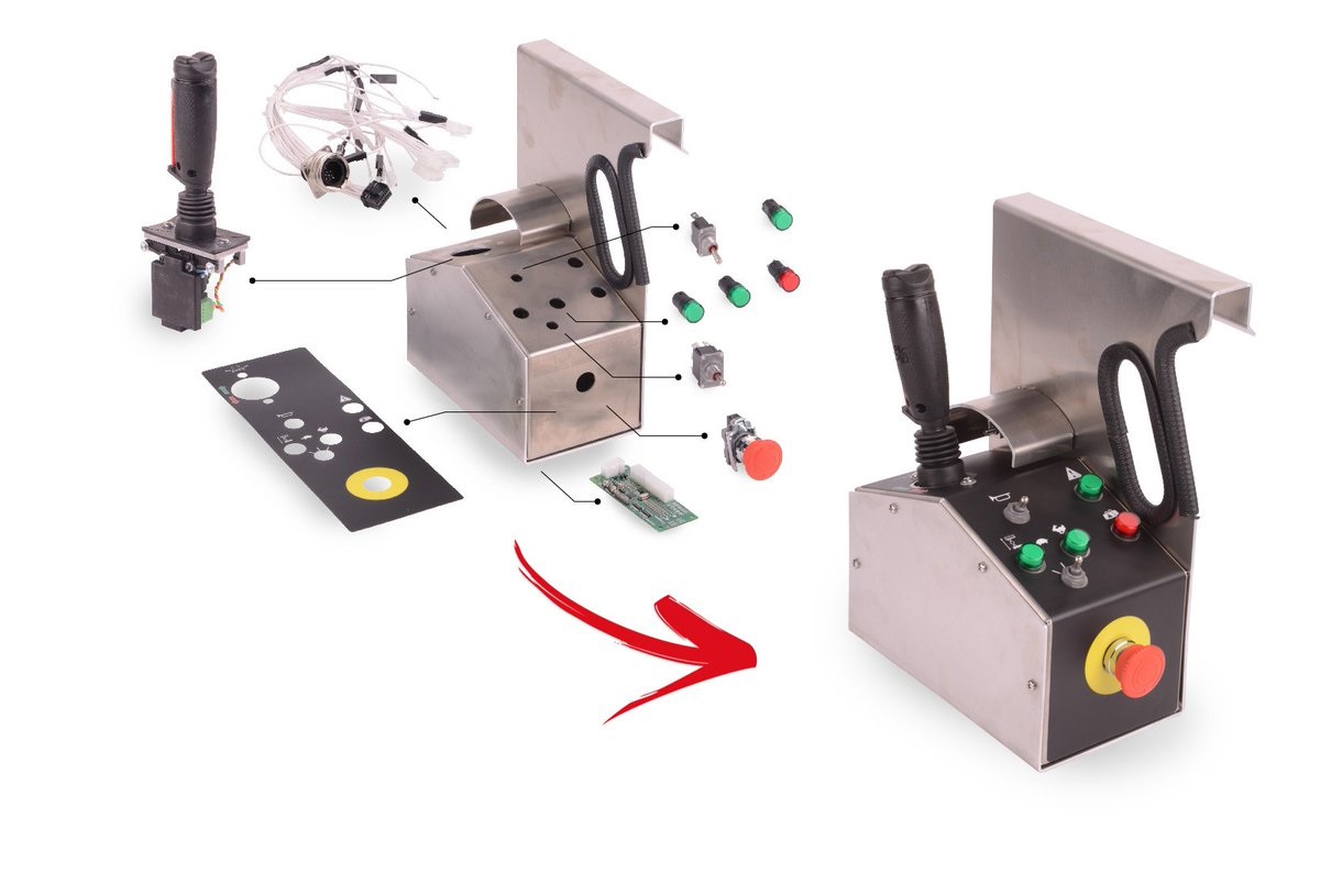 Tay dieu khien xe nang Genie