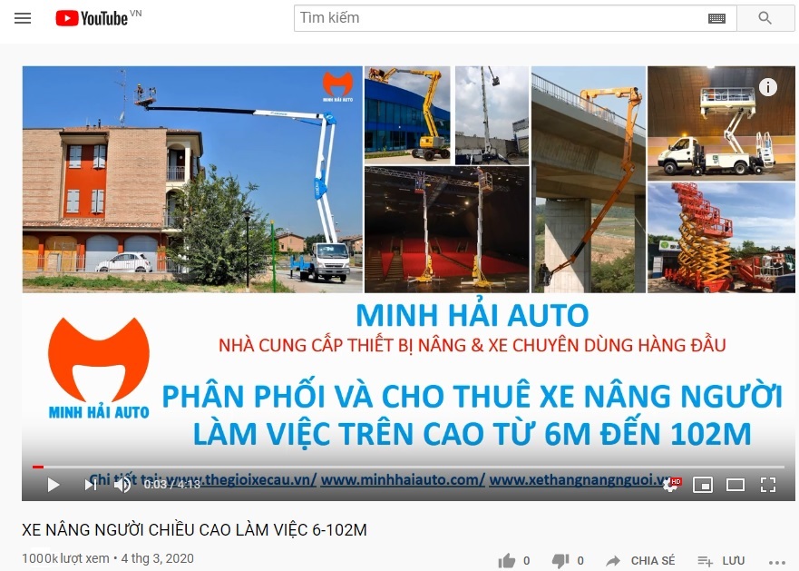 Bán xe nâng người chân nhện 18m và các dòng khác