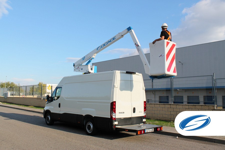 Xe nâng người 12m Socage 12VT-2