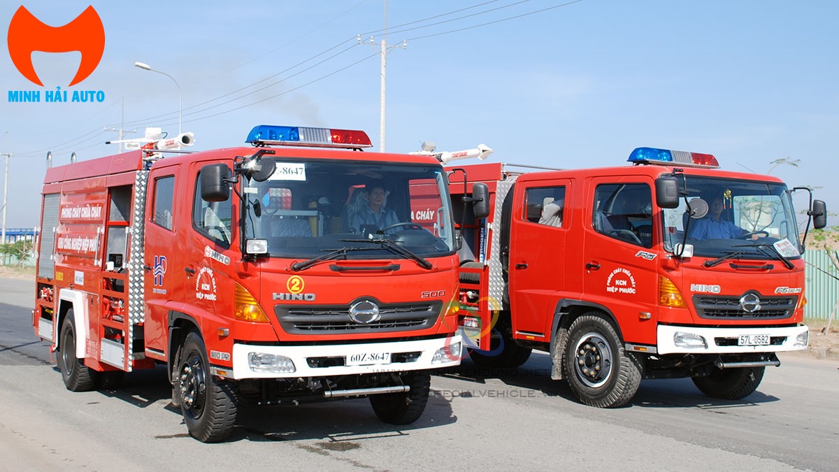 Gia ban xe cuu hoa chua chay Hino sx tai VN