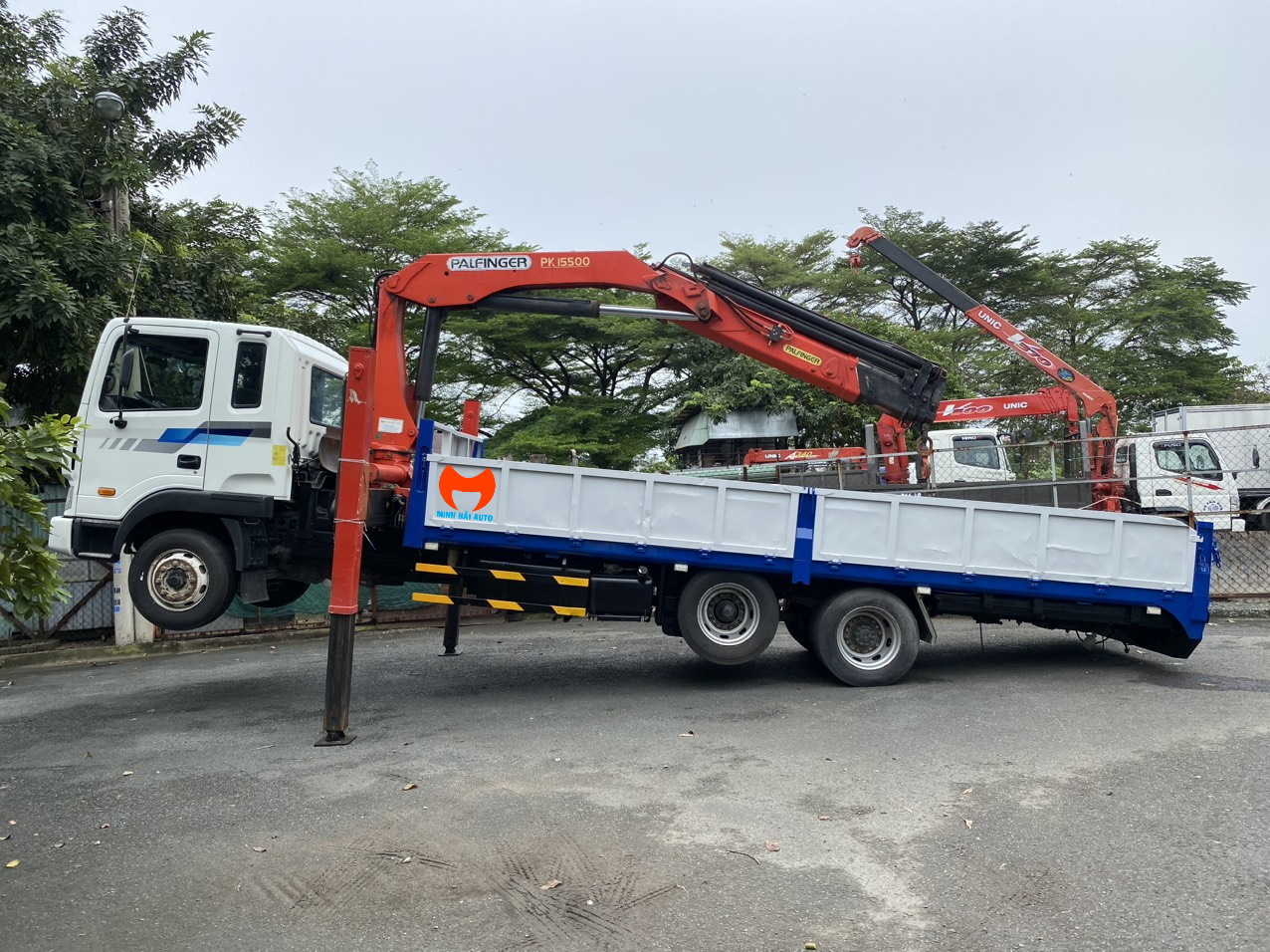 Hyundai HD210 gắn PK 15500