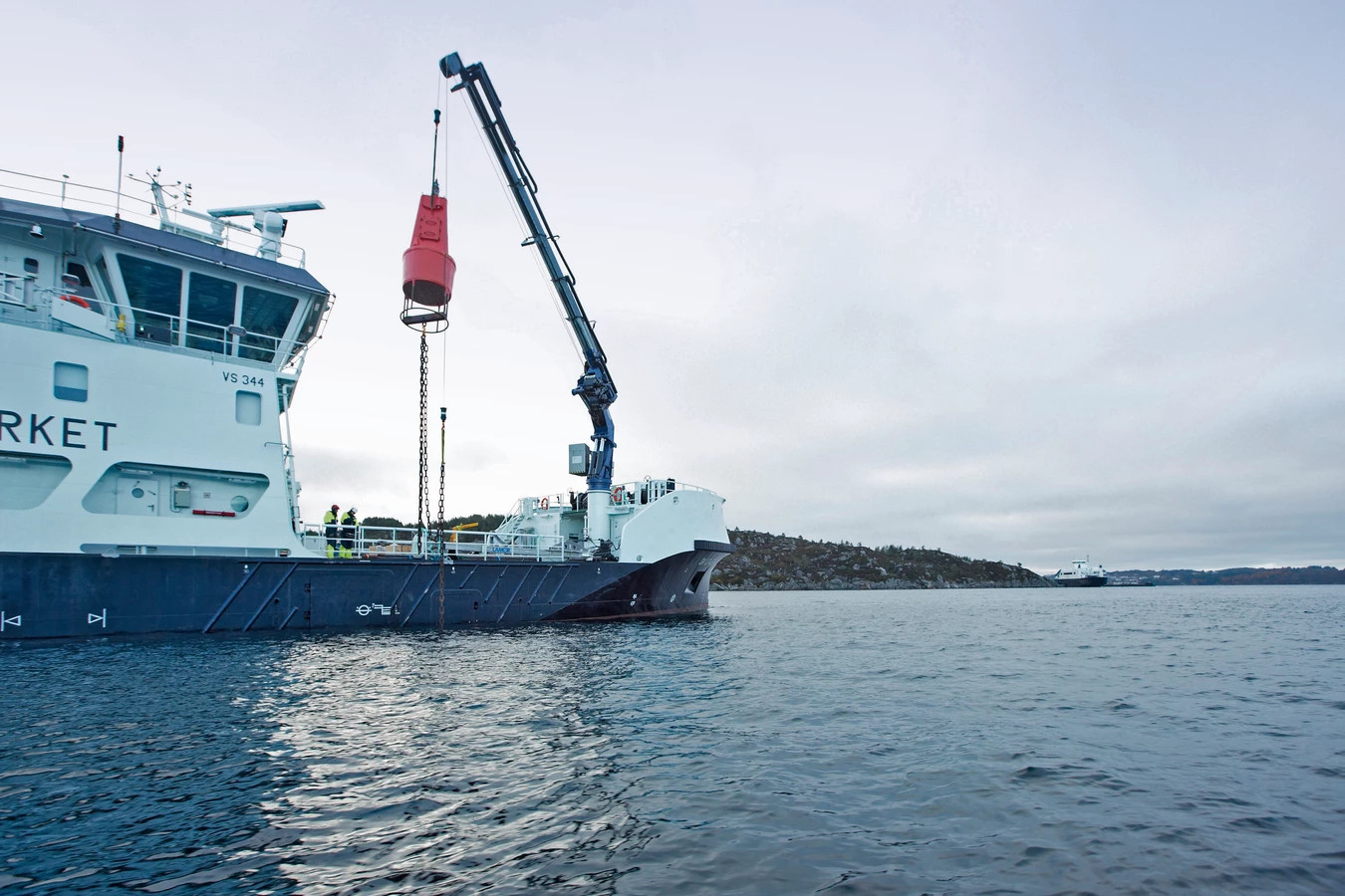 Cẩu gấp khúc 6 tấn lắp tàu thủy PK23500M