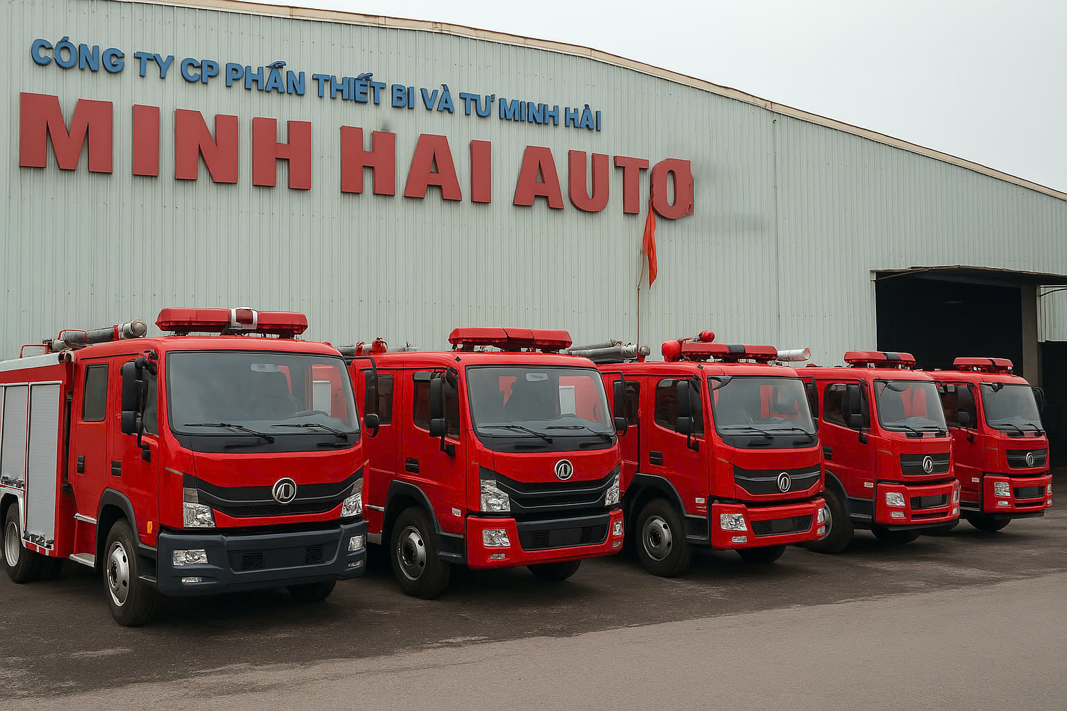 Gia ban xe cuu hoa chua chay Dong nhap khau TQ