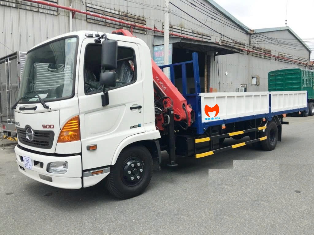 Hino gắn cẩu Palfinger PK 8500