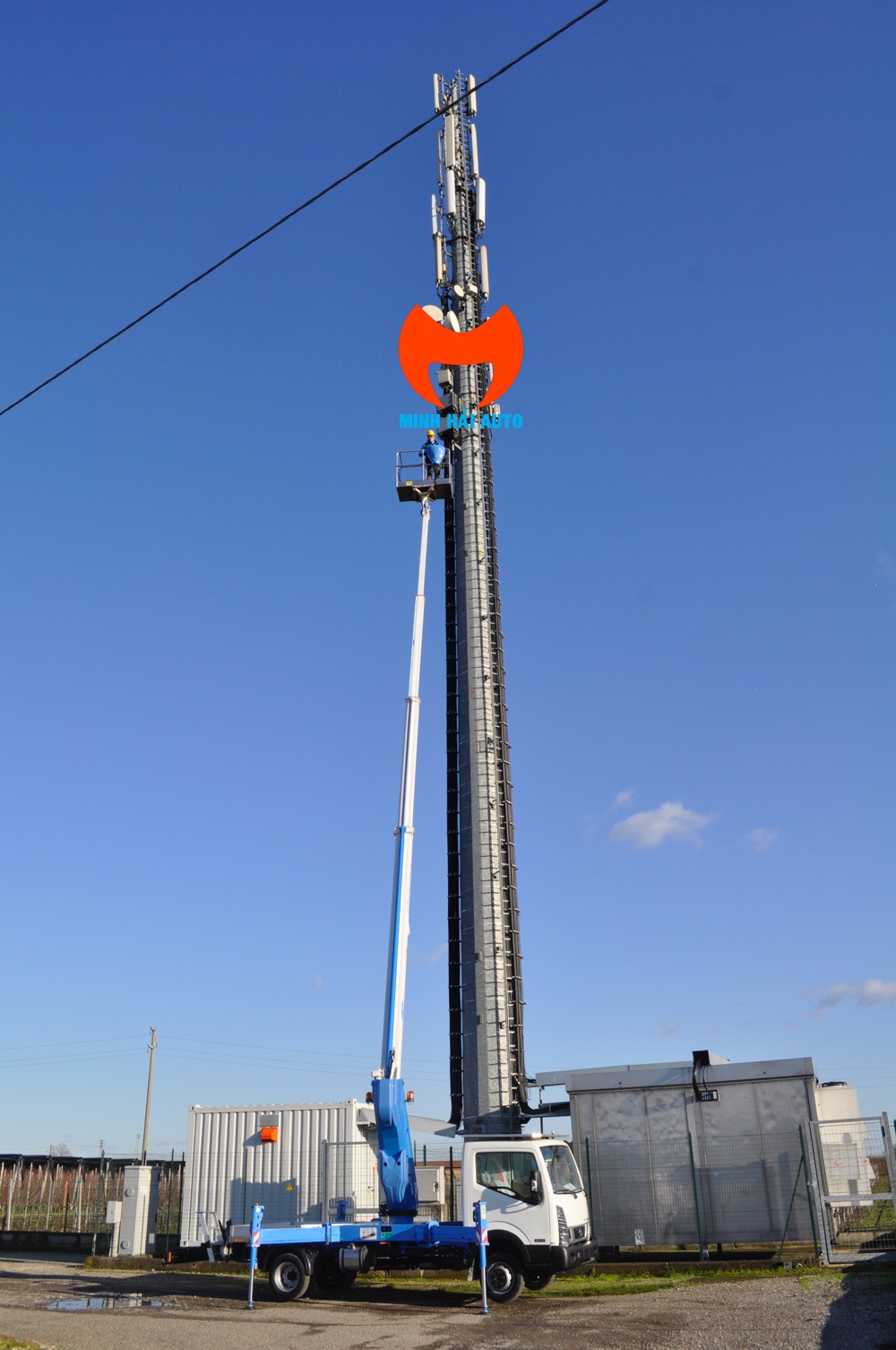 Xe ô tô nâng người 23m Socage 23T cần ống lồng- 1