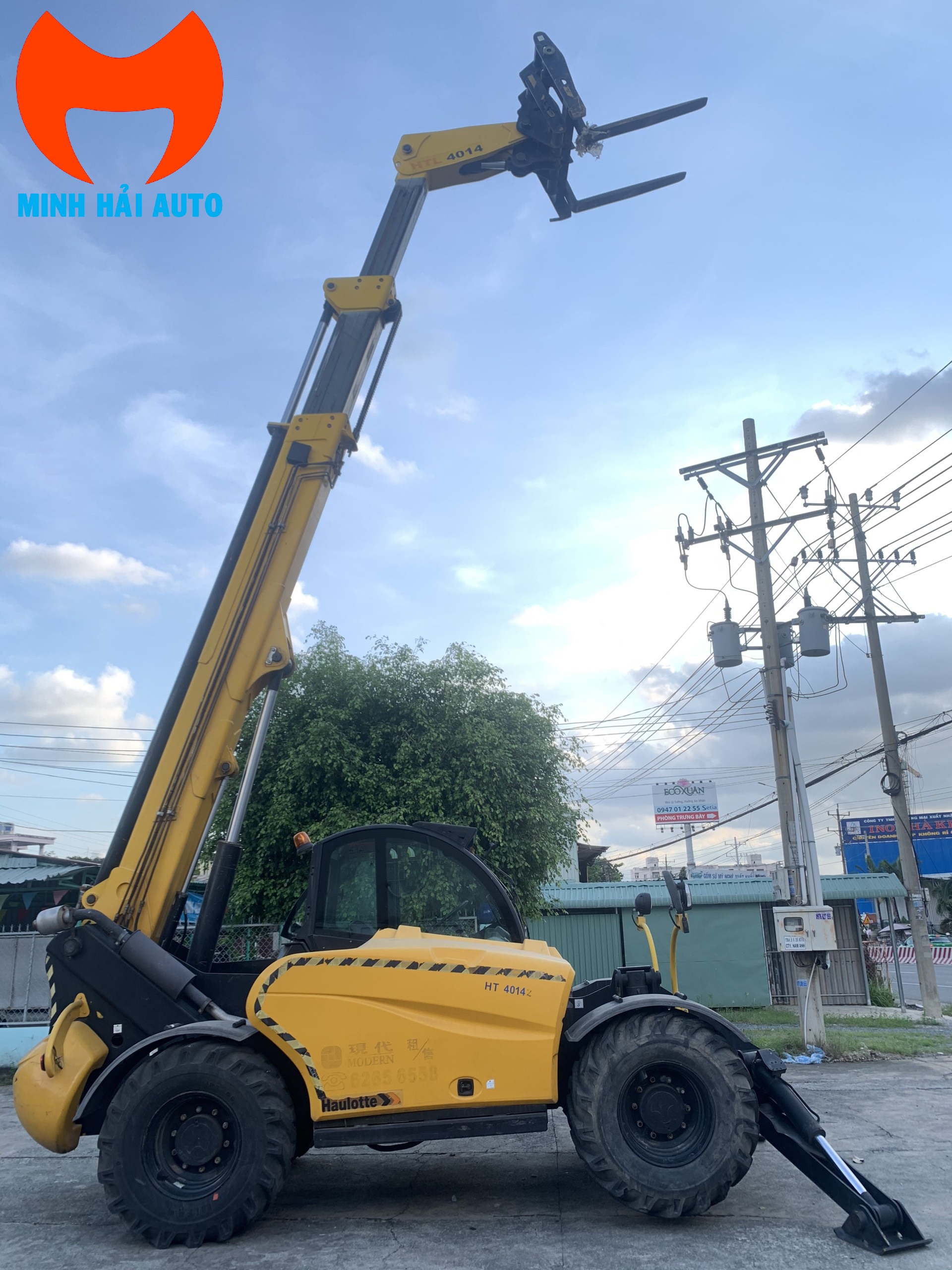 Xe nâng telehandler Haulotte đã qua sử dụng