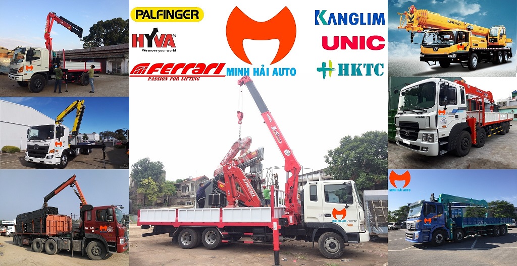 các mẫu xe tải gắn cẩu