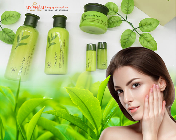 Bộ dưỡng da trà xanh INNISFREE GREEN TEA - Hàn Quốc