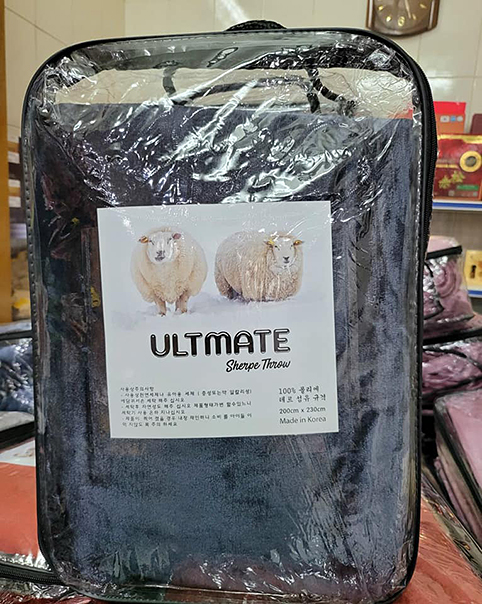 Chăn lông cừu untimate KOREA nhập khẩu cao cấp 2 lớp siêu ấm (Size 2m x 2m3) Có 9 màu cho khách lựa chọn.