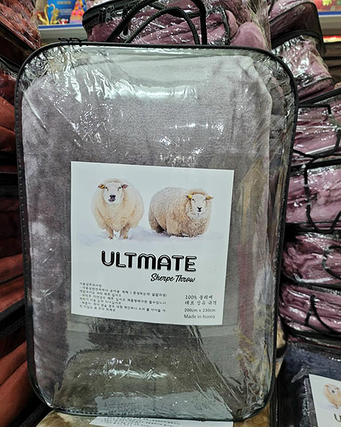 Chăn lông cừu untimate KOREA nhập khẩu cao cấp 2 lớp siêu ấm (Size 2m x 2m3) Có 9 màu cho khách lựa chọn.