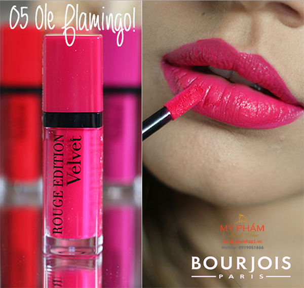 Son Bourjois Rouge Edition Velvet Olé Flamingo – 05