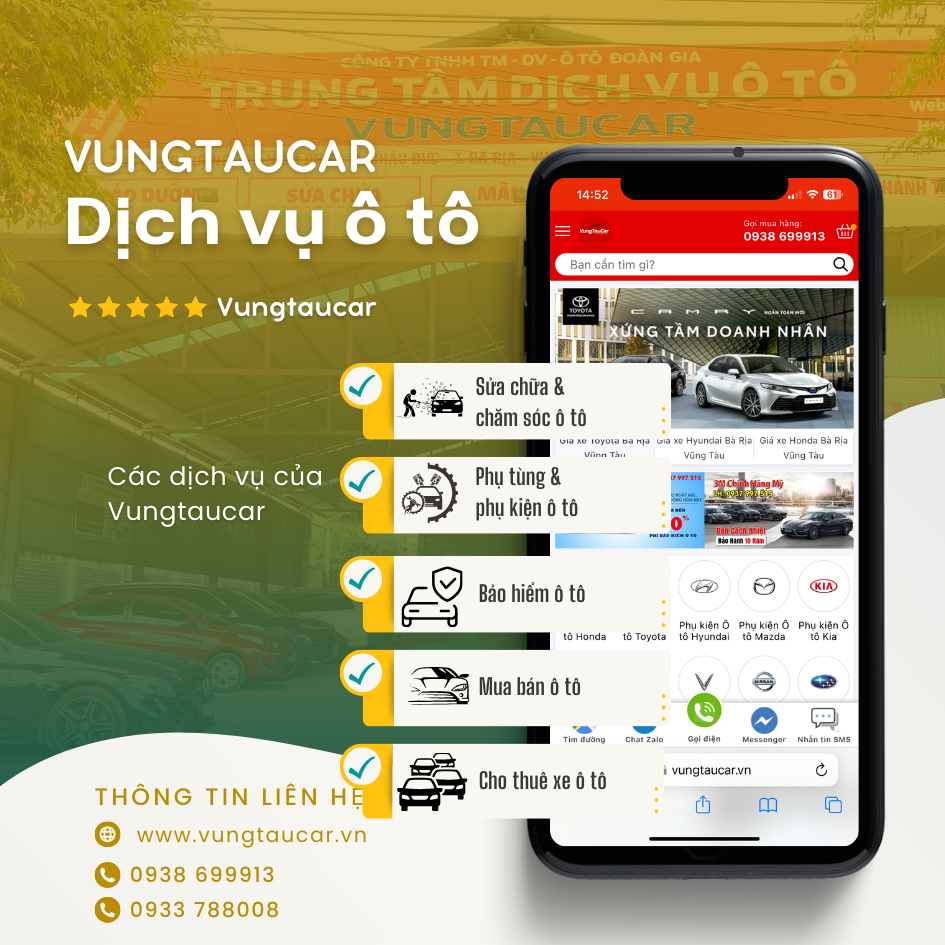 CÁC DỊCH VỤ CỦA VUNGTAUCAR