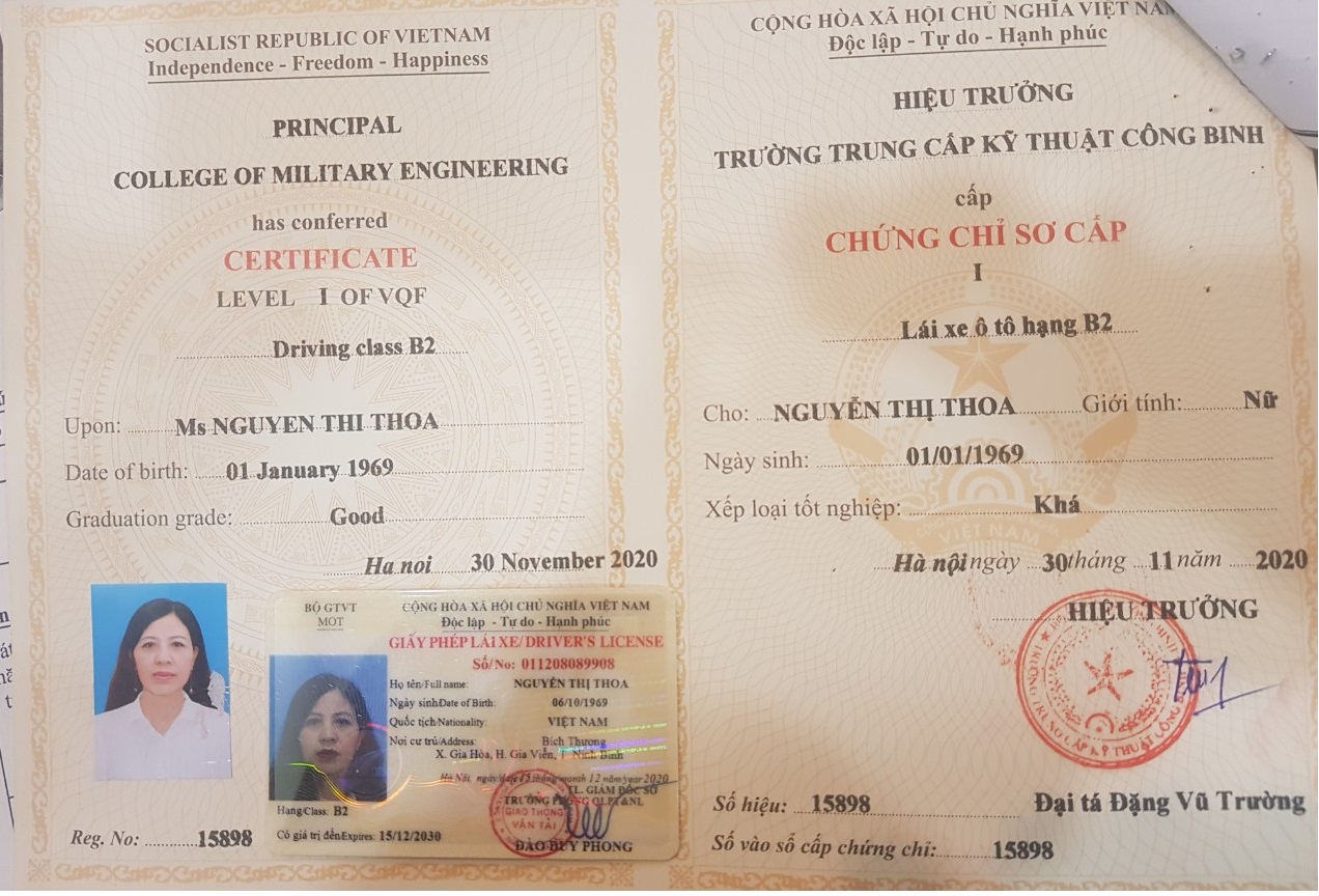 Hồ sơ học lái xe Hồ sơ học lái xe
