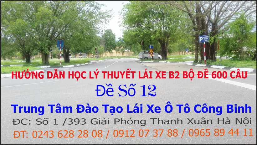 On thi giấy phép lái xe 600 câu On thi giấy phép lái xe 600 câu