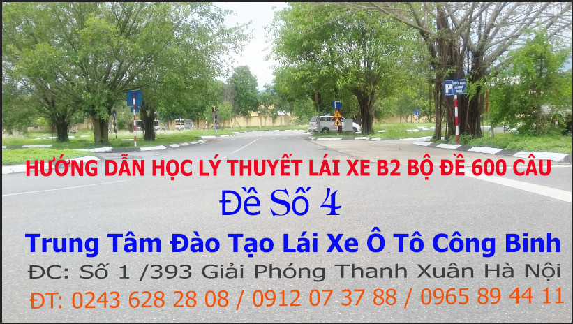 Học lái xe B2 lý thuyết Học lái xe B2 lý thuyết