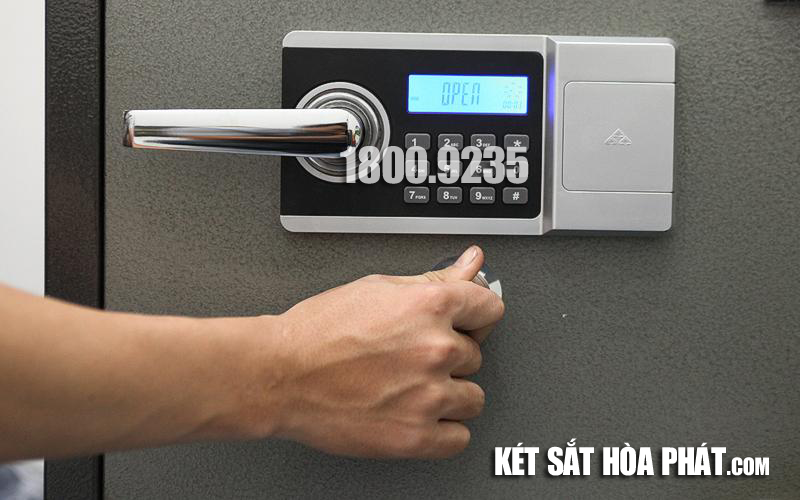 két sắt chống cháy điện tử hòa phát