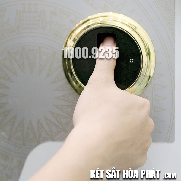 két sắt chống cháy vân tay