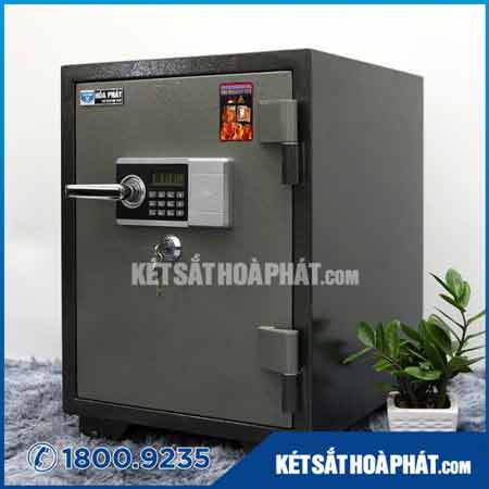 Két sắt Hòa Phát KS168K1DT khóa điện tử chống cháy