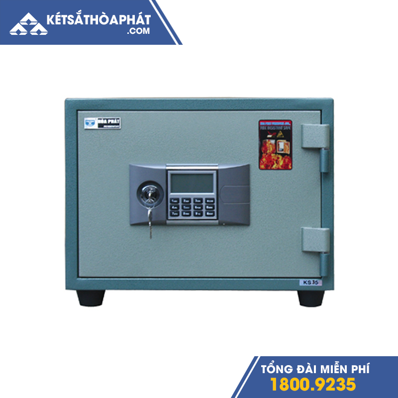 Cách mở két sắt khóa điện tử Hòa Phát khi hết pin