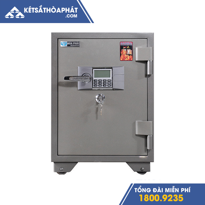 Két sắt ổ khóa cơ kết hợp khóa điện tử