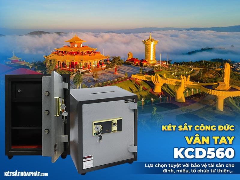 Sử dụng két sắt vân tay KCD560 tại các địa điểm linh thiêng