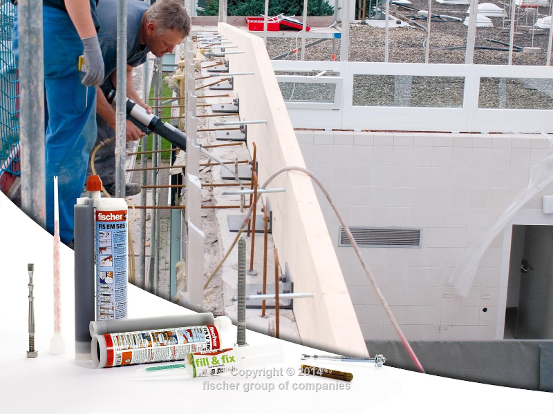 Keo cấy thép Fischer chất lượng tốt