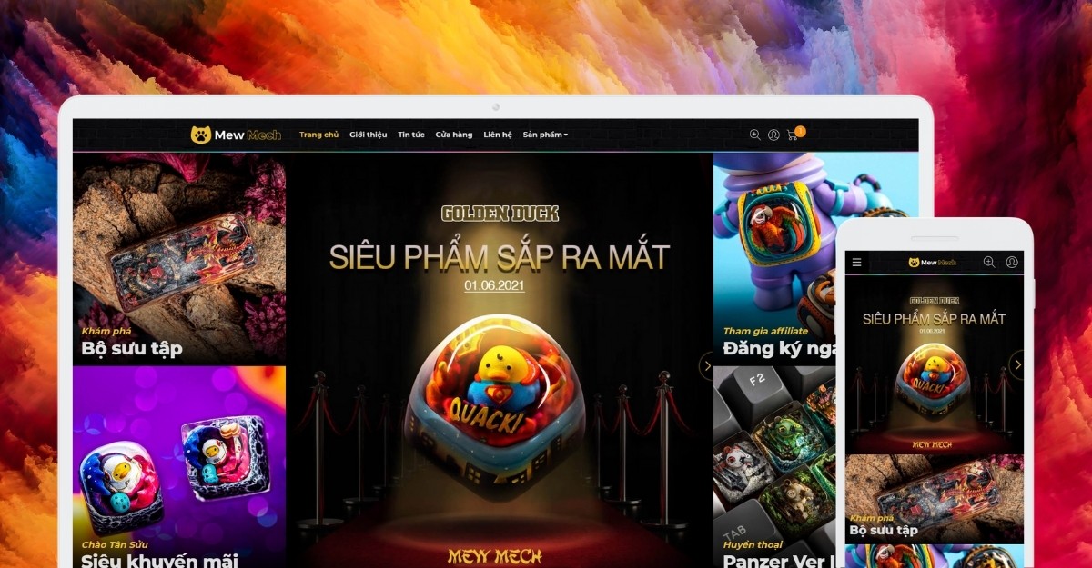 Hướng dẫn sử dụng giao diện Mew Mech