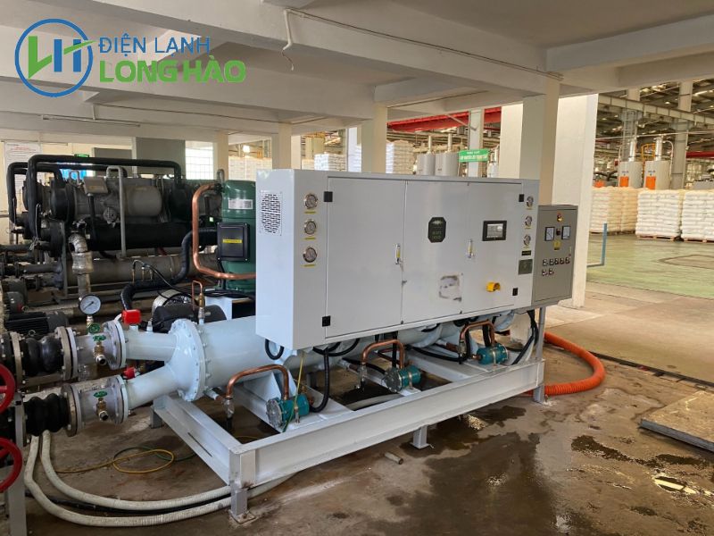 Quy trình lắp đặt máy làm lạnh nước tại Long Hào