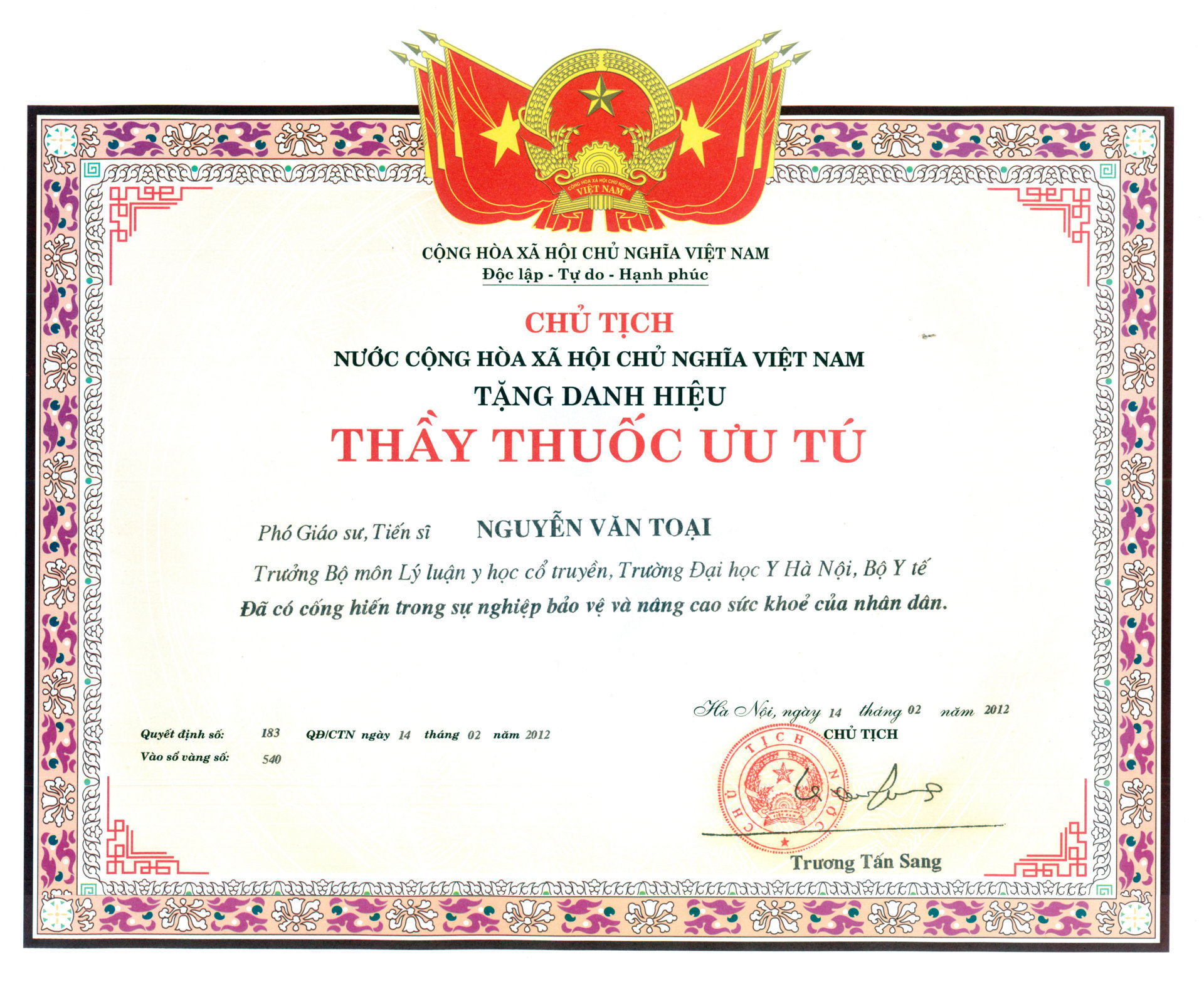 PGS.TS.BS Nguyễn Văn Toại; giáo sư Toại; thầy Toại; Nguyễn Văn Toại; bác sĩ Toại; đông y; y học cổ truyền, thay toai, nguyen van toai, bac si toai