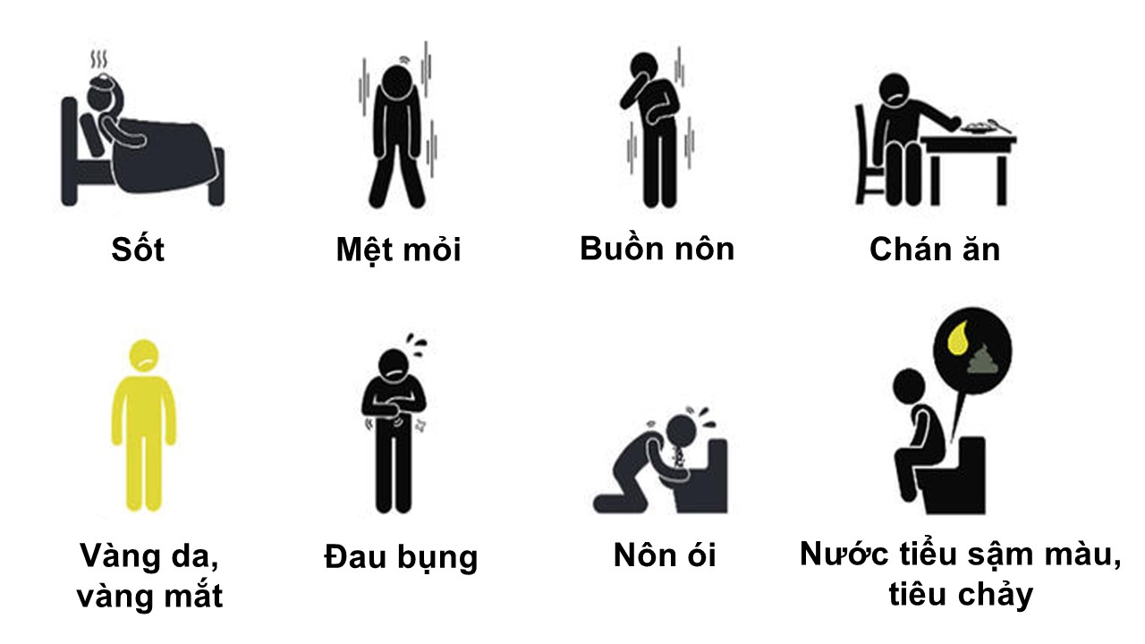 Một số triệu chứng viêm gan thường gặp