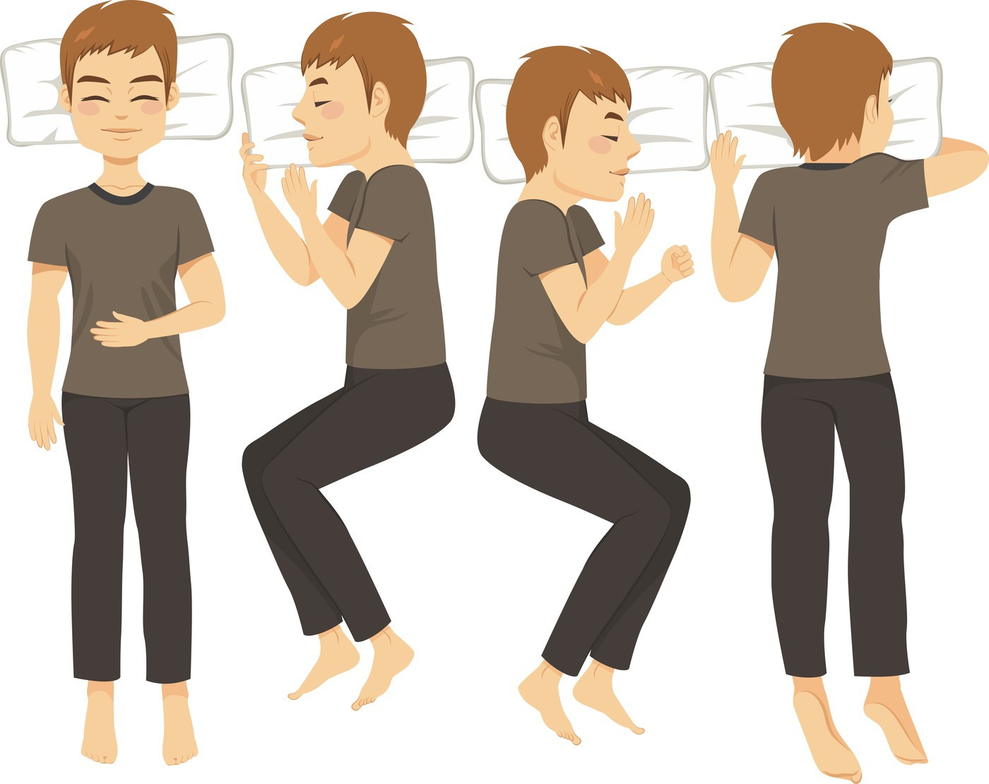 Các tư thế nằm ngủ